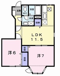 オリゾンハウスの物件間取画像